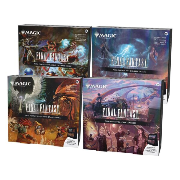 Pre-Order - Magic the Gathering - Final Fantasy Scene Box Display (4 Scene boxen)